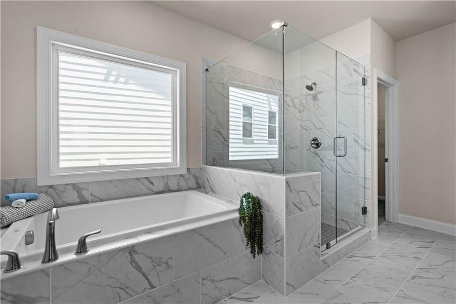 Furnished interior view inside a new home in Aberdeen, Hoschton (Image 38).