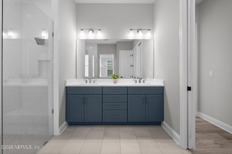 Furnished interior view inside a new home in , Ponte Vedra (Image 7).