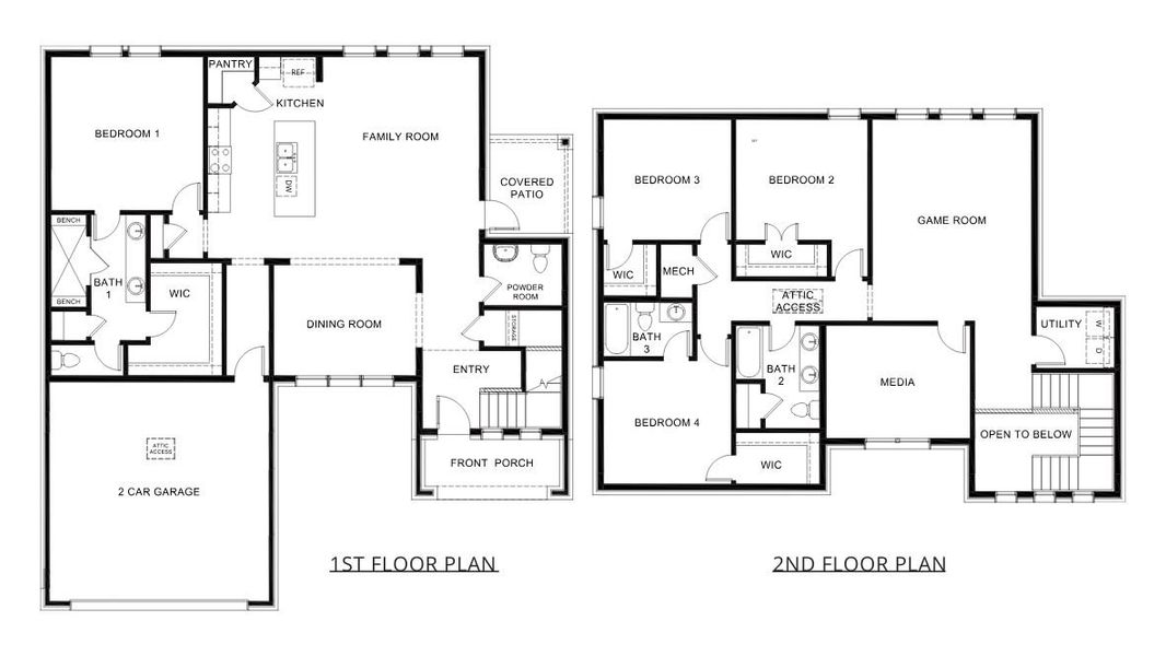 2D floor plan layout for the Roxbury by D.R. Horton in Greenwood Square, Richardson, TX (Image 3). 2D floor plan layout for the Roxbury by D.R. Horton in Greenwood Square, Richardson, TX (Image 3).