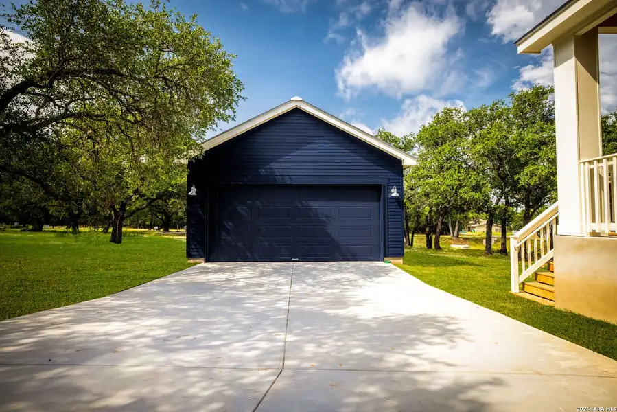Front exterior of a new home in , Blanco, TX, highlighting curb appeal (Image 27). Front exterior of a new home in , Blanco, TX, highlighting curb appeal (Image 27).