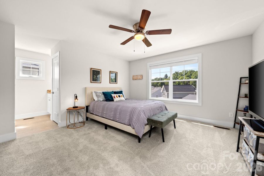 Furnished interior view inside a new home in , Asheville (Image 34). Furnished interior view inside a new home in , Asheville (Image 34).