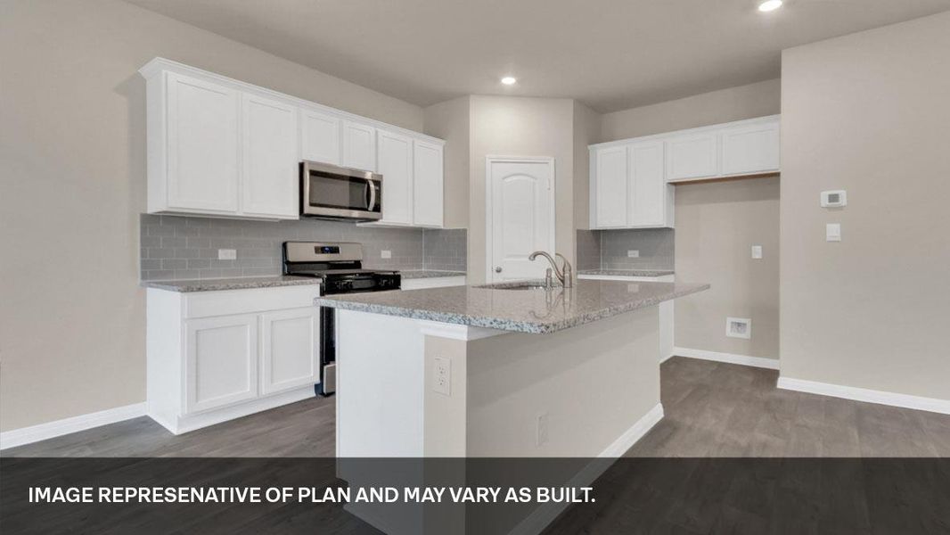 Furnished interior view inside a new home in Prairie Lakes, Buda (Image 5).