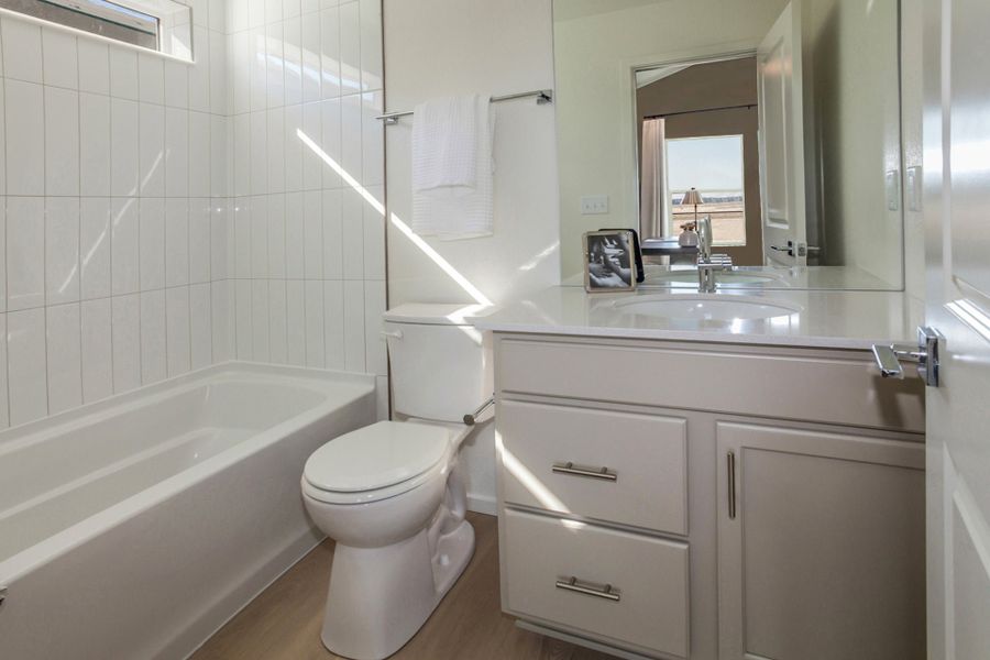 Representative furnished interior of a home built from the Clover by Hartford Homes in Prairie Song Cottages, Windsor (Image 15). Representative furnished interior of a home built from the Clover by Hartford Homes in Prairie Song Cottages, Windsor (Image 15).