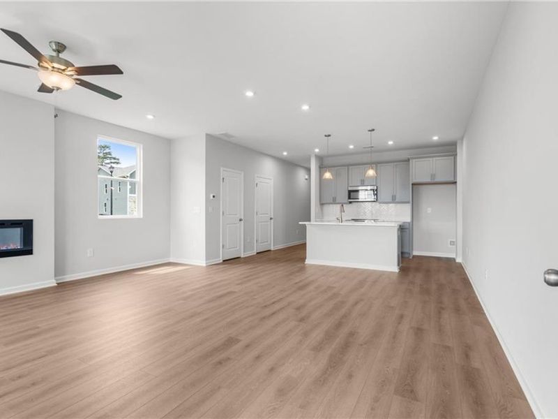 Spacious, unfurnished interior of a new home in Stegall Village, Cartersville (Image 11). Spacious, unfurnished interior of a new home in Stegall Village, Cartersville (Image 11).