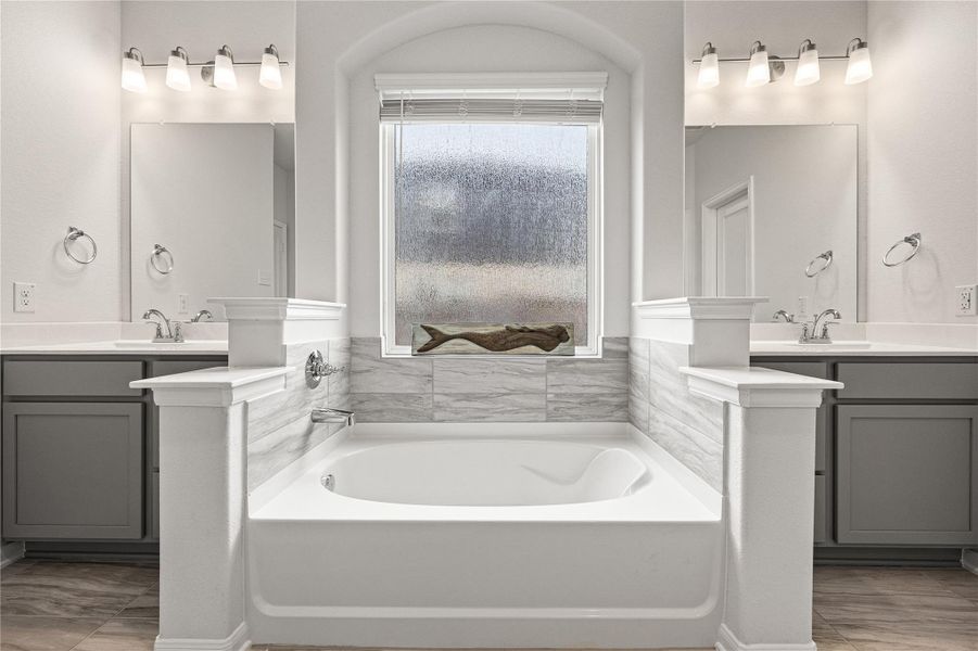 Furnished interior view inside a new home in River Ranch Meadows, Dayton (Image 9).