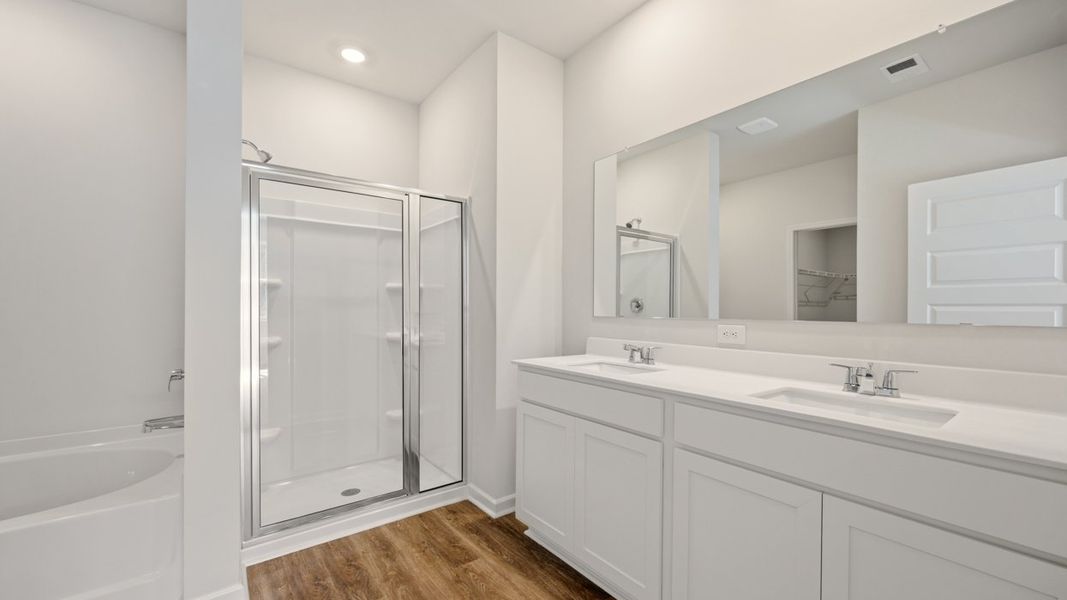 Furnished interior view inside a new home in The Reserve at Calcutta, Stockbridge (Image 9).
