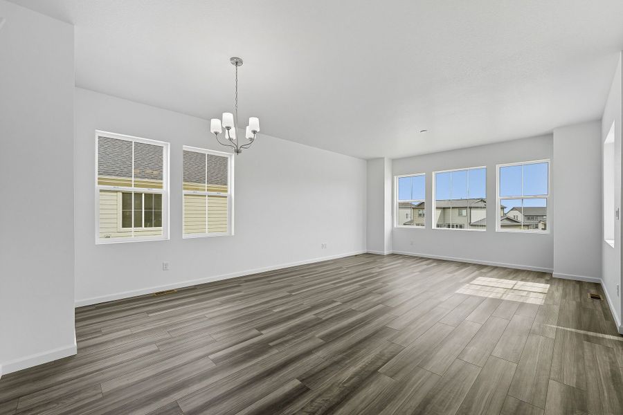 Spacious, unfurnished interior of a new home in The Town Collection at Independence, Elizabeth (Image 13).