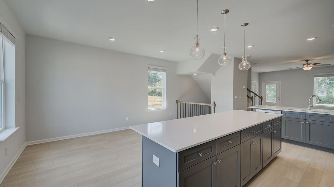 Furnished interior view inside a new home in Daybreak, Newnan (Image 13).