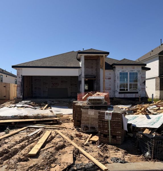 In-progress construction of a new home in Bluestem, Brookshire, TX (Image 22).