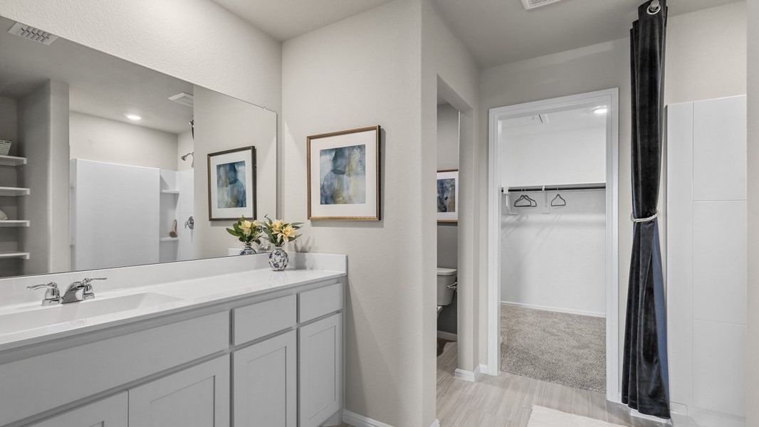 Furnished interior view inside a new home in Townes Landing, Fort Worth (Image 26).