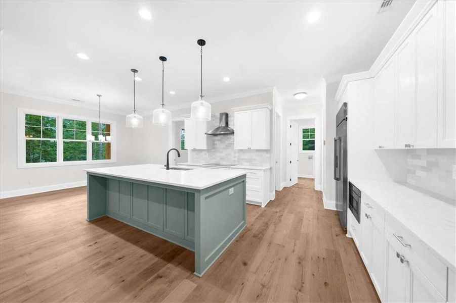 Furnished interior view inside a new home in , Cornelia (Image 53).