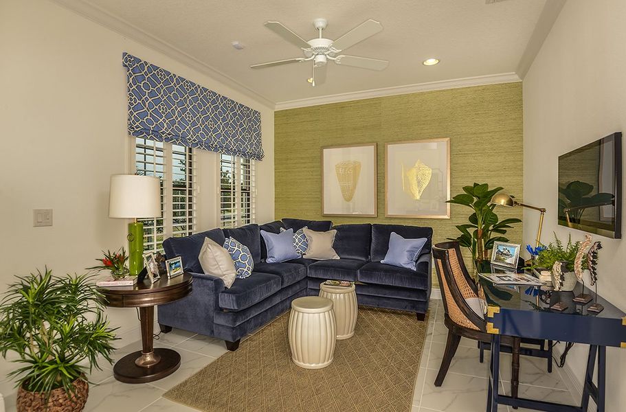 Representative furnished interior of a home built from the Fresh Spring by Neal Communities in Vicenza, Venice (Image 9).