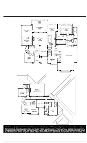 2D floor plan layout of this home in Enchanted Creek, Lucas, TX (Image 2). 2D floor plan layout of this home in Enchanted Creek, Lucas, TX (Image 2).