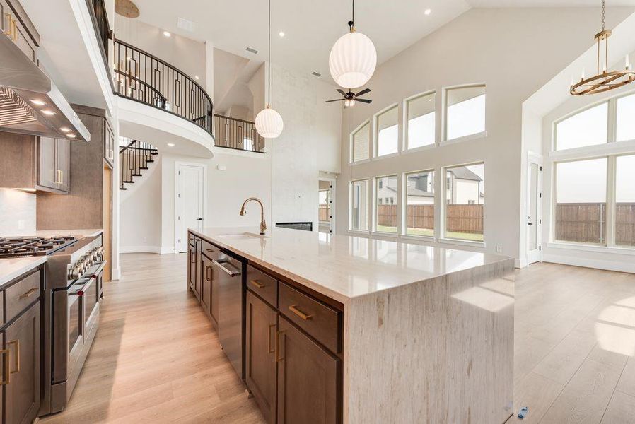 Furnished interior view inside a new home in Park Place, Prosper (Image 12).