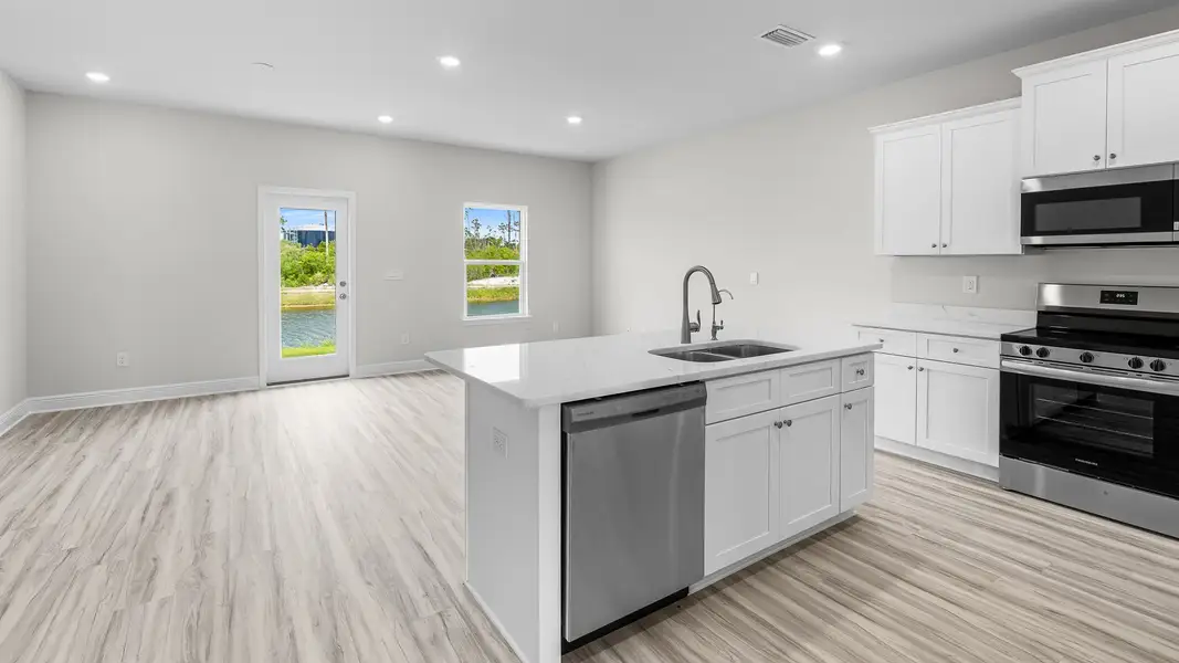 Furnished interior view inside a new home in Windmark Beach, Port Saint Joe (Image 4).