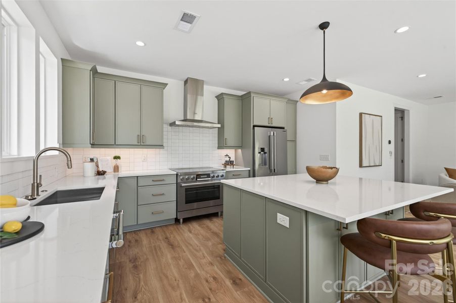 Furnished interior view inside a new home in , Charlotte (Image 26).