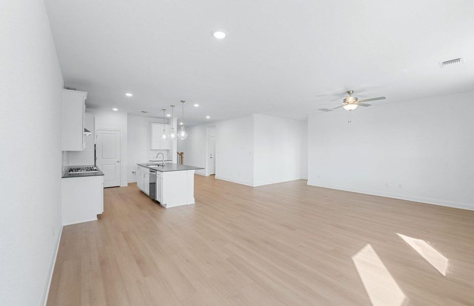 Spacious, unfurnished interior of a new home in Saddleback at Santa Rita Ranch, Liberty Hill (Image 21). Spacious, unfurnished interior of a new home in Saddleback at Santa Rita Ranch, Liberty Hill (Image 21).