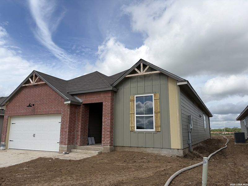 In-progress construction of a new home in Arroyo Ranch, Seguin, TX (Image 4).
