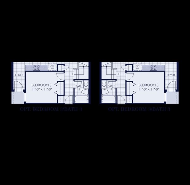 2D floor plan layout for the Jewel by William Ryan Homes in Fairway Pointe - Villa Community, Sun City Center, FL (Image 6).