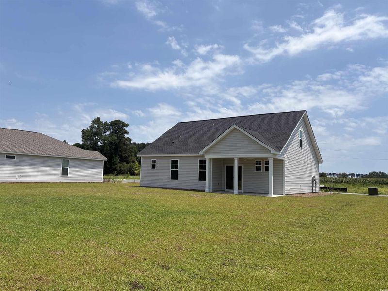 Exterior details and patio area of a home in Briarfield, Conway (Image 4). Exterior details and patio area of a home in Briarfield, Conway (Image 4).