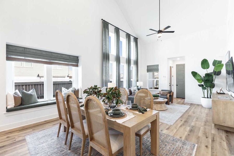 Representative Dining Room - some options shown Representative Dining Room - some options shown