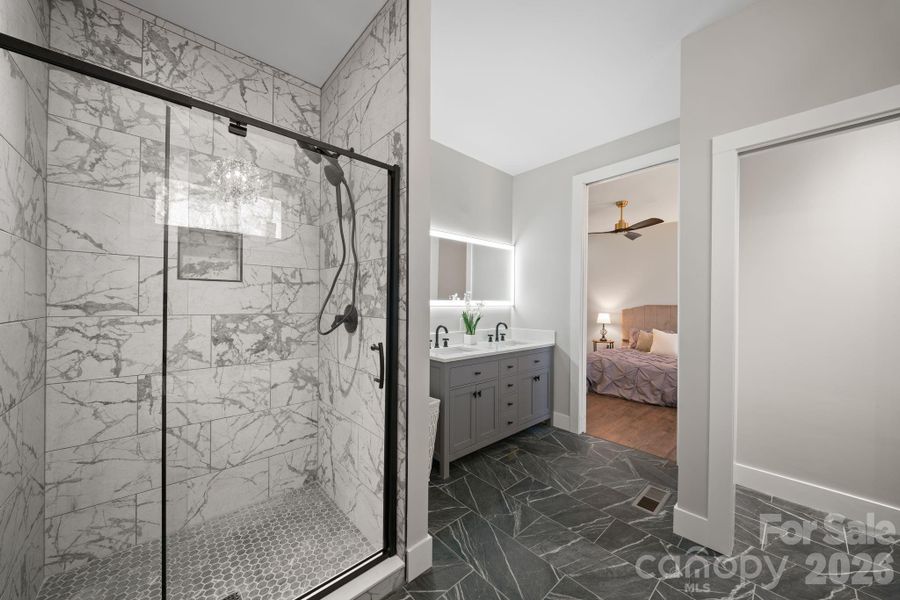 Furnished interior view inside a new home in , Asheville (Image 12).