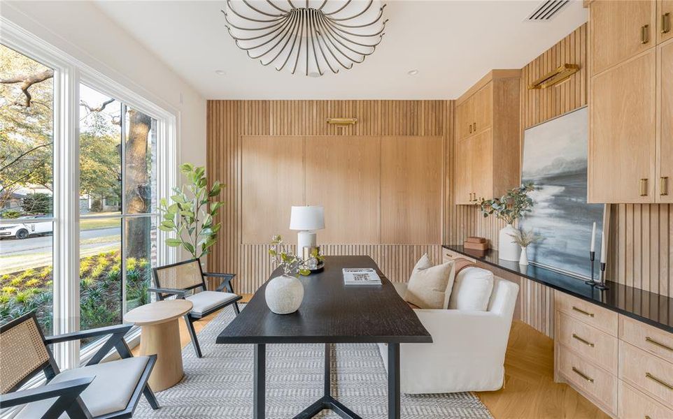 Furnished interior view inside a new home in , Dallas (Image 14).