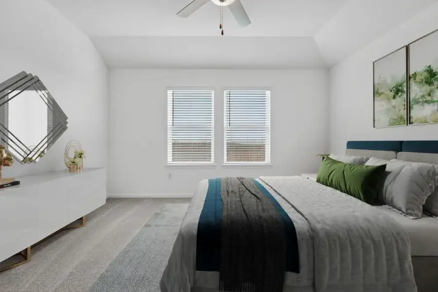 Furnished interior view inside a new home in Stonewall Ranch, Liberty Hill (Image 9).