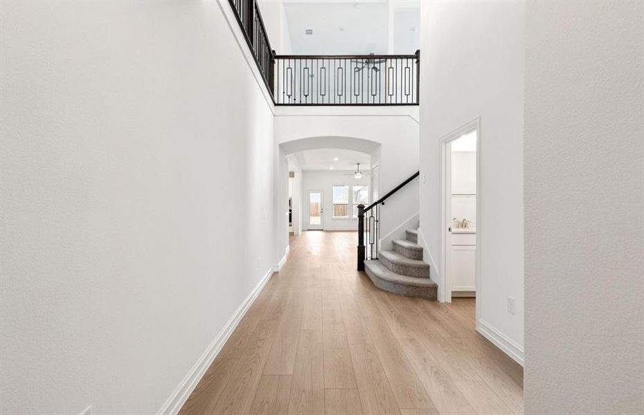 Welcoming entry into home