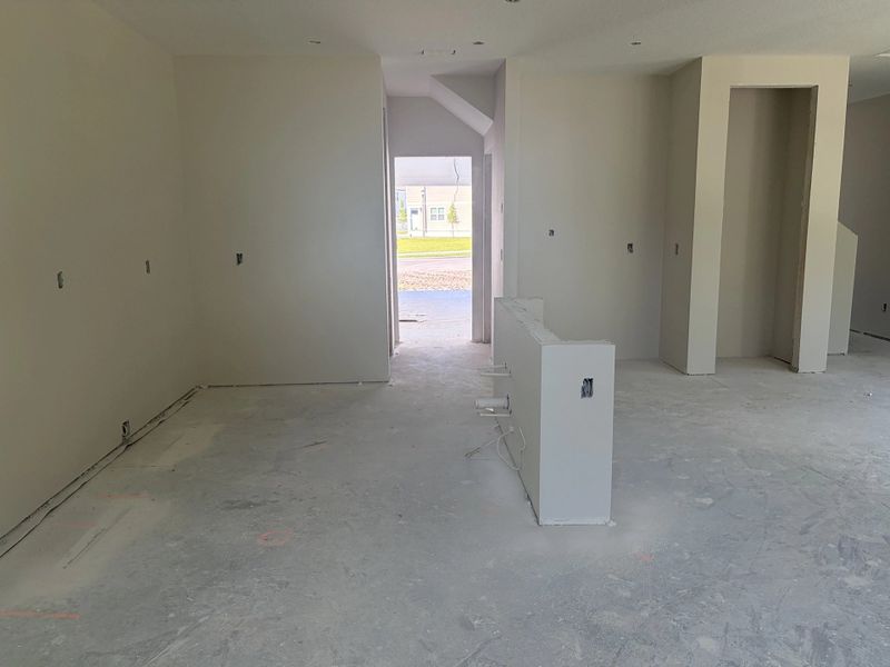 Spacious kitchen which will feature AW Collection® Harmony - under construction