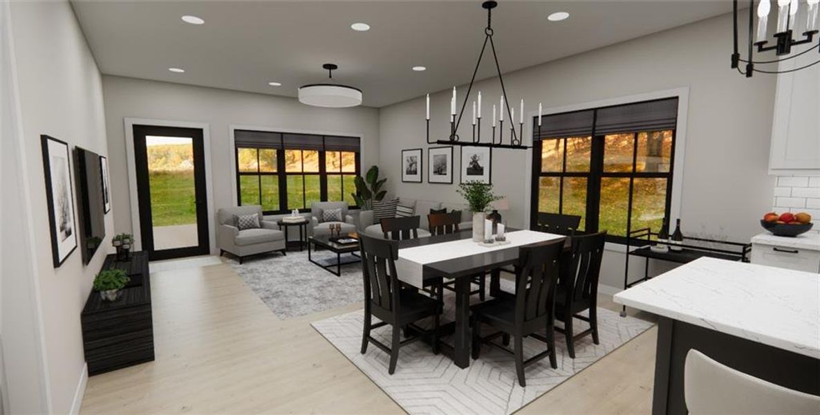 Furnished interior view inside a new home in , Carrollton (Image 12).