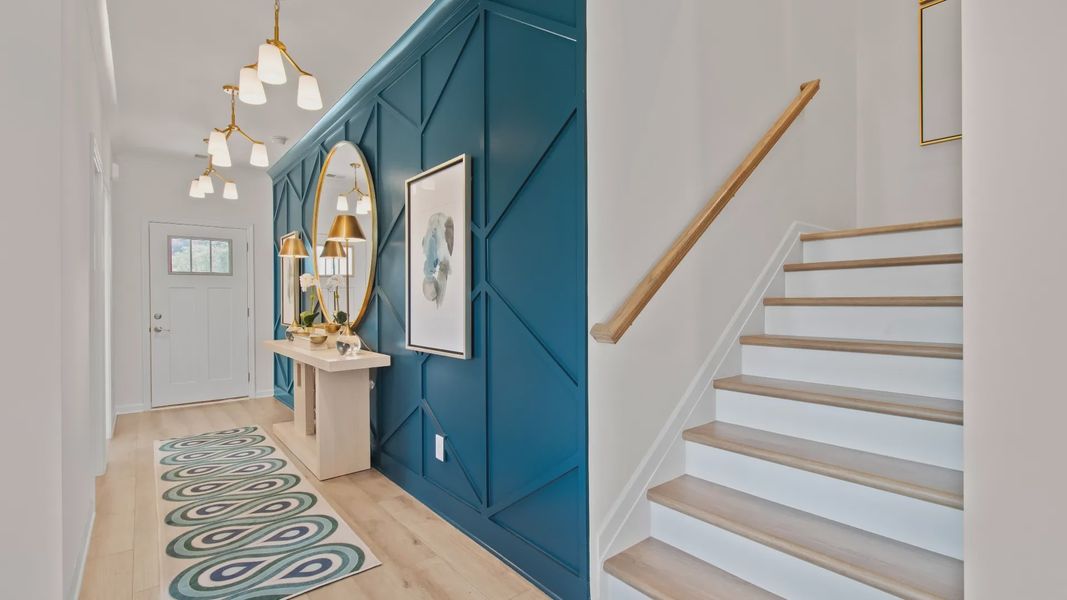 Furnished interior view inside a new home in Hamilton Lakes, Loganville (Image 9).