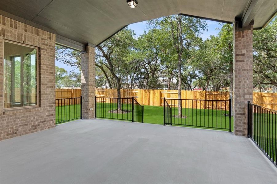 Large Covered Patio