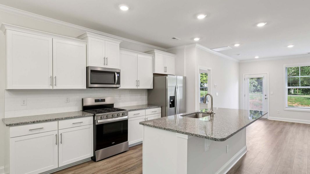 Furnished interior view inside a new home in Blackstone Bay Townhomes, Sherrills Ford (Image 32).