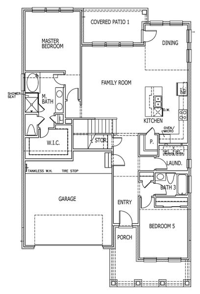 2D floor plan layout of this home in The Colony, Bastrop, TX (Image 5). 2D floor plan layout of this home in The Colony, Bastrop, TX (Image 5).