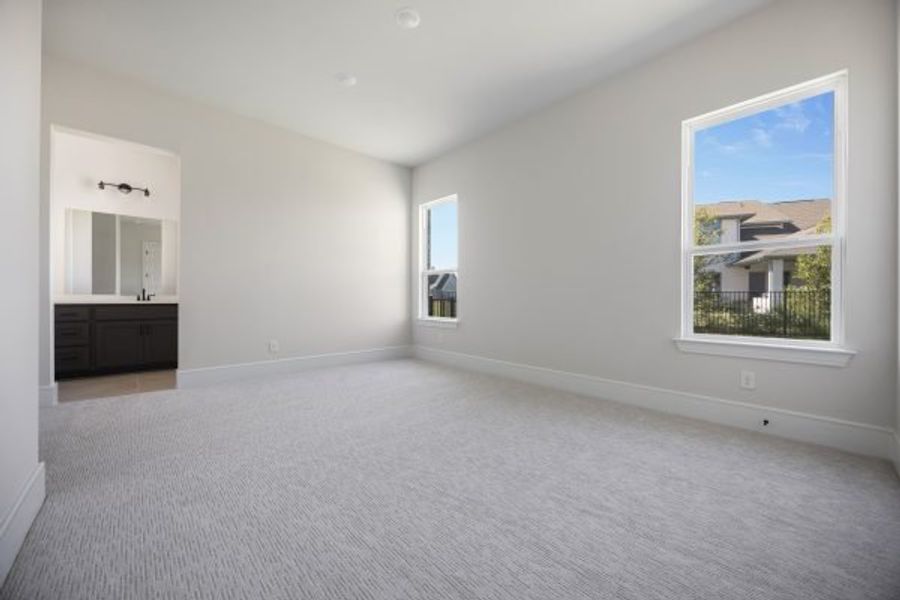 Spacious, unfurnished interior of a new home in Heath Golf and Yacht Club, Forney (Image 42).