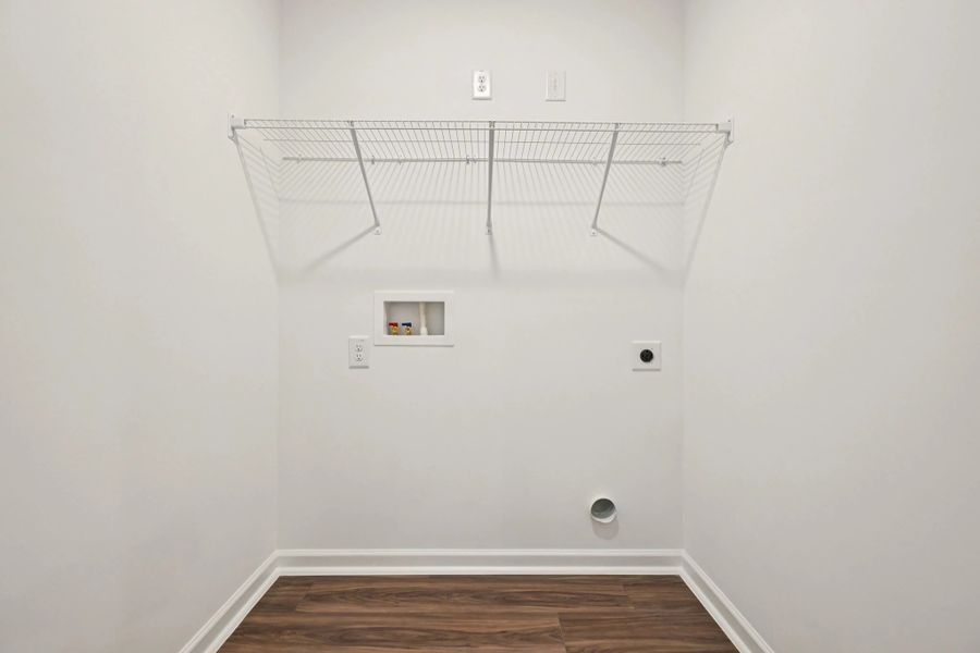 Spacious, unfurnished interior of a new home in Towns at Crescent Mills, Wilson's Mills (Image 23). Spacious, unfurnished interior of a new home in Towns at Crescent Mills, Wilson's Mills (Image 23).