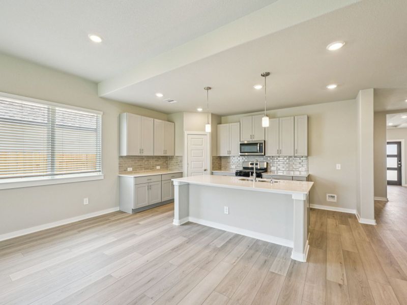 Furnished interior view inside a new home in Heights of Barbers Hill, Baytown (Image 8).
