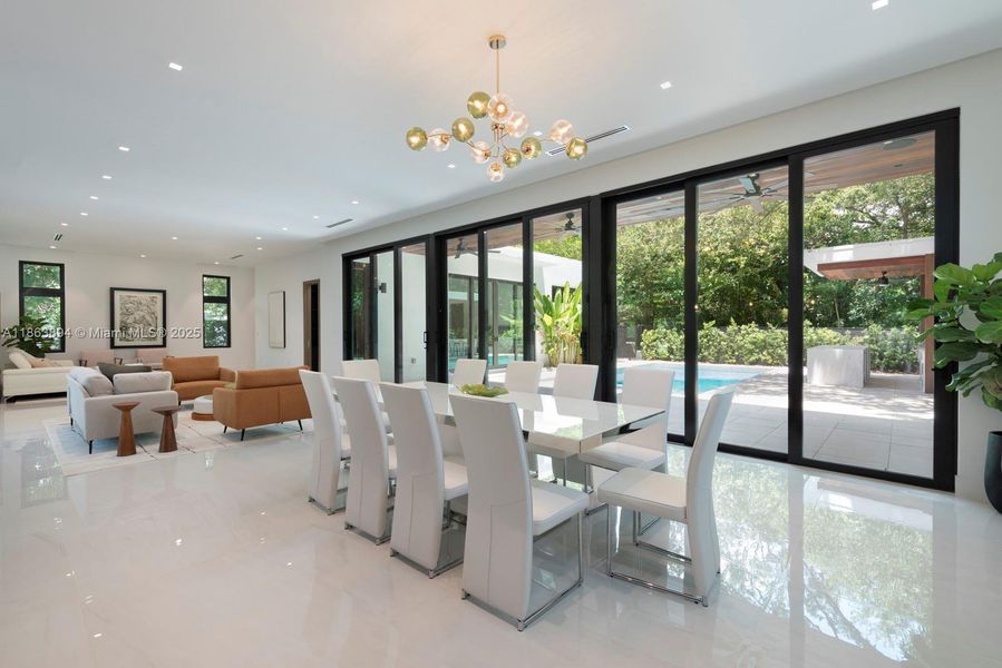 Furnished interior view inside a new home in , Miami Shores (Image 19).