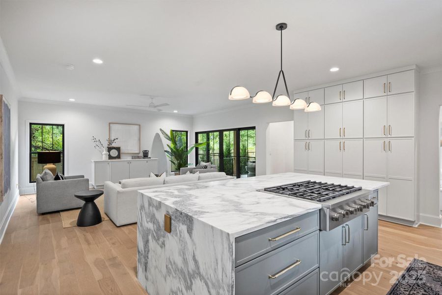Furnished interior view inside a new home in , Charlotte (Image 36).