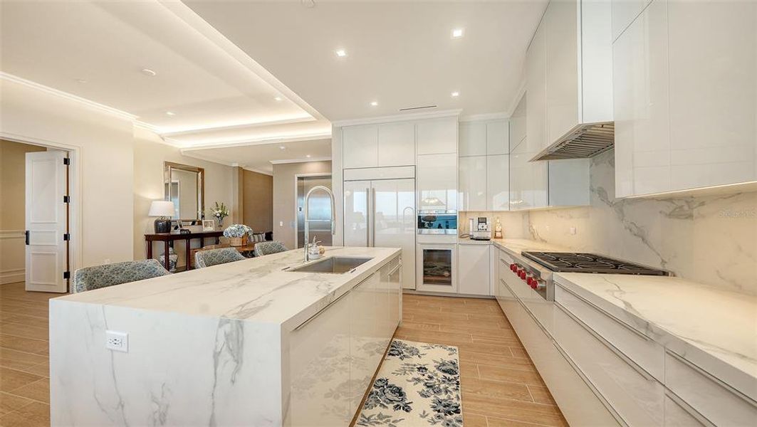 Furnished interior view inside a new home in , Longboat Key (Image 5). Furnished interior view inside a new home in , Longboat Key (Image 5).