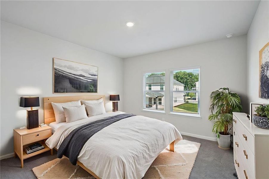 Furnished interior view inside a new home in Martin Springs - Reserve Series, Lawrenceville (Image 12). Furnished interior view inside a new home in Martin Springs - Reserve Series, Lawrenceville (Image 12).