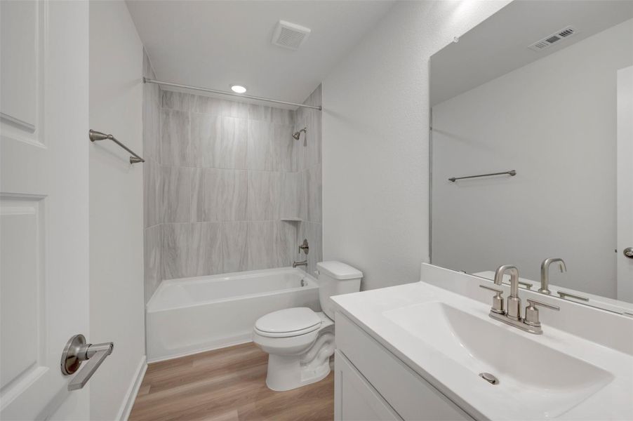 Furnished interior view inside a new home in Marvida, Cypress (Image 9).