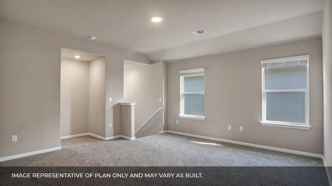Spacious, unfurnished interior of a new home in Carillon, Manor (Image 11). Spacious, unfurnished interior of a new home in Carillon, Manor (Image 11).