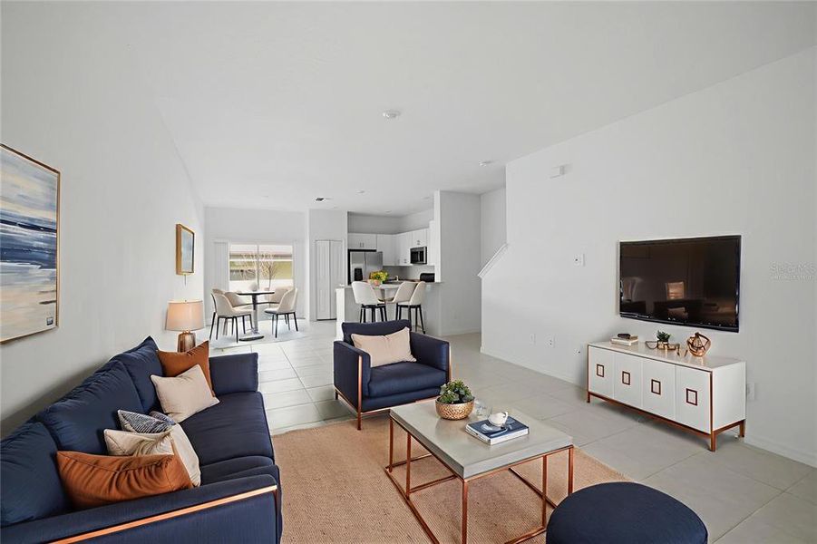 Furnished interior view inside a new home in , San Antonio (Image 12).