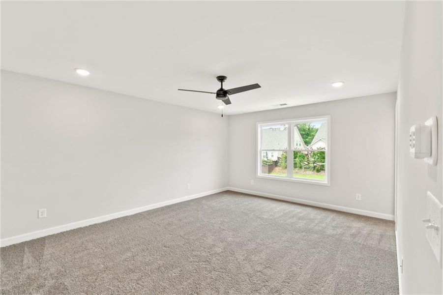 Spacious, unfurnished interior of a new home in Wilkins Walk, Mableton (Image 22). Spacious, unfurnished interior of a new home in Wilkins Walk, Mableton (Image 22).
