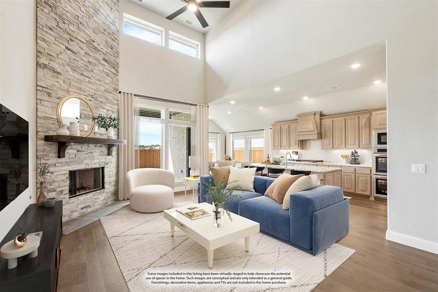 Furnished interior view inside a new home in Timberbrook 3B-4A, Justin (Image 12).