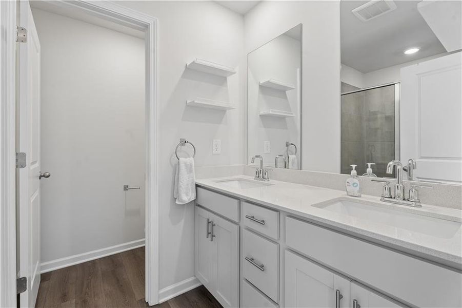 Furnished interior view inside a new home in , Smyrna (Image 17).