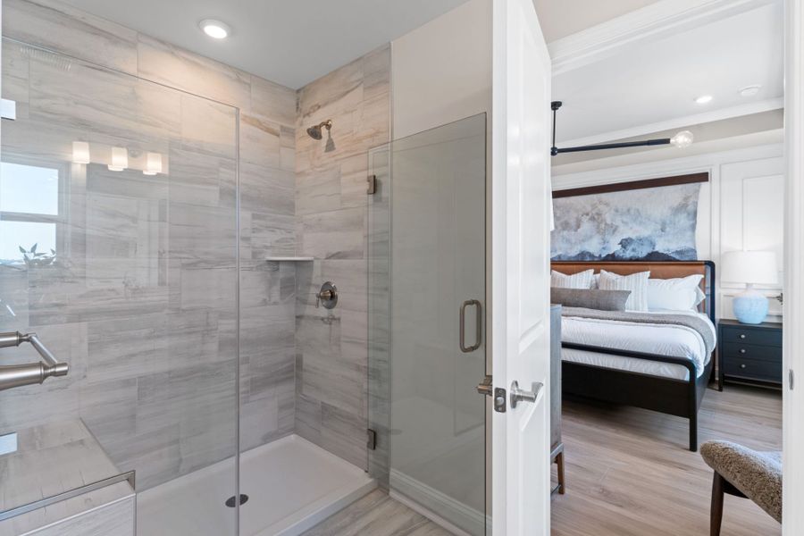 Representative furnished interior of a home built from the Joliet by Pulte Homes in Lakeside Townes at Riverlights, Wilmington (Image 10).