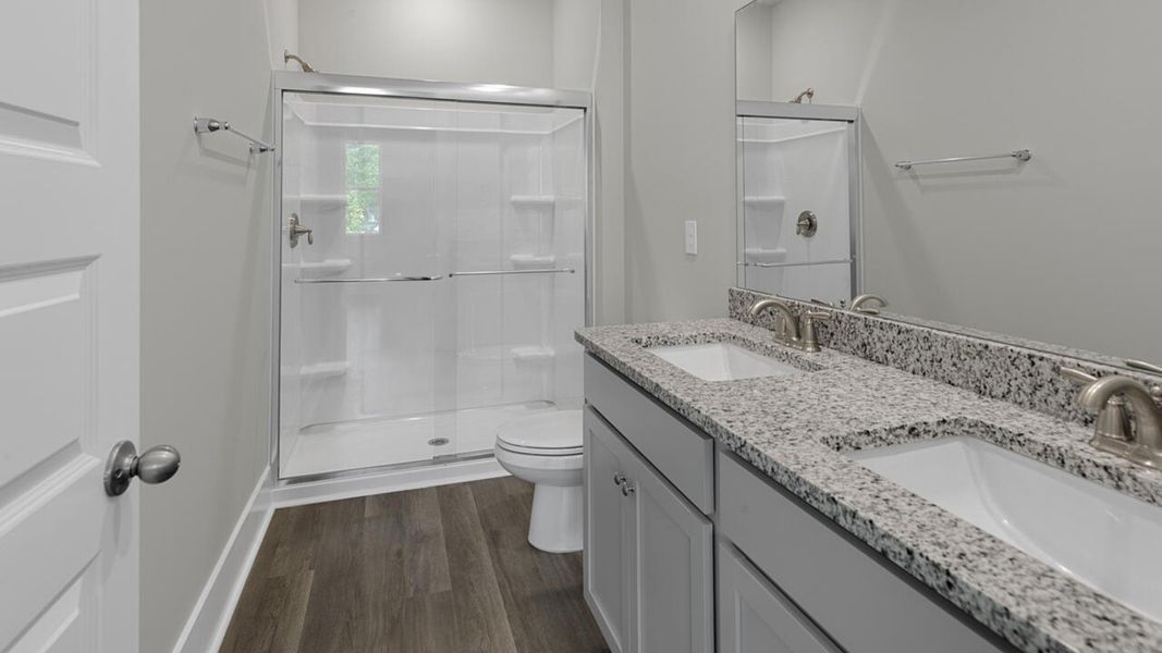Furnished interior view inside a new home in Indigo Preserve Townhomes, Leland (Image 9).